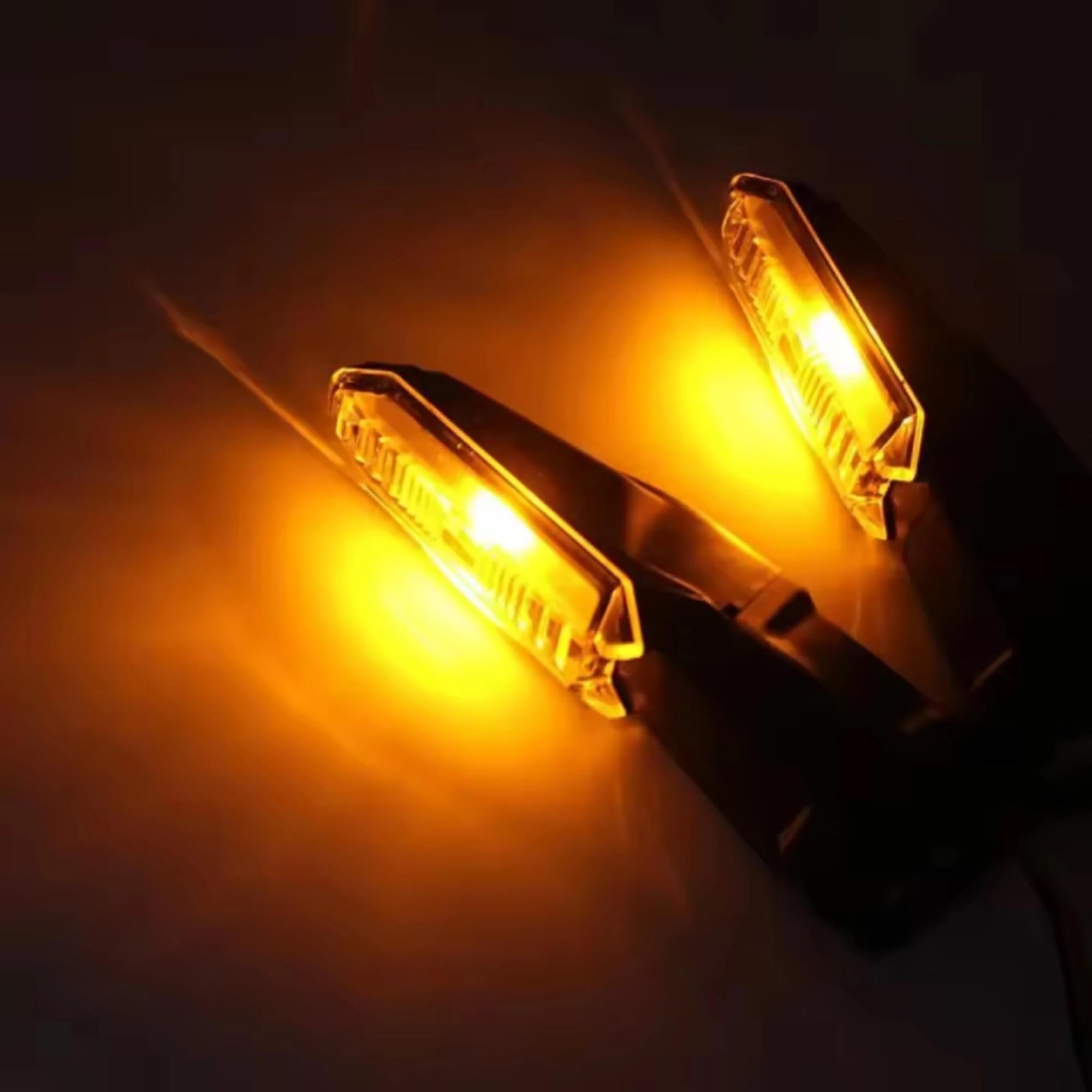 Faro Di Svolta Per Moto Per KAWASAKI Per Versys 1000 650 X250/X300 Per NINJA 1000 ZX-6R 125 250/300 400 650 ER-6N/F Luce lampeggiante indicatore(Fumo,4)