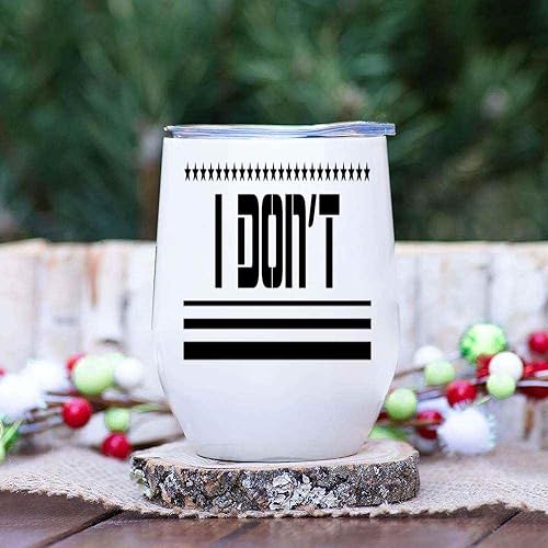 Miniatura 4 de Vegan Gift for Ethical Eaters, Ideal for Grandmother on Mother's Day - Plant Based I Do Not Eat My Friends Quote - 12 Oz White Stainless Steel Wine