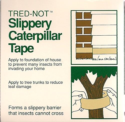 Slippery Barrier Tape. Gypsy Mothe/Sponge Moth Tent, Walnut Caterpillar,/ Cankerworm/Bark Scorpion / + / 30 ft roll
