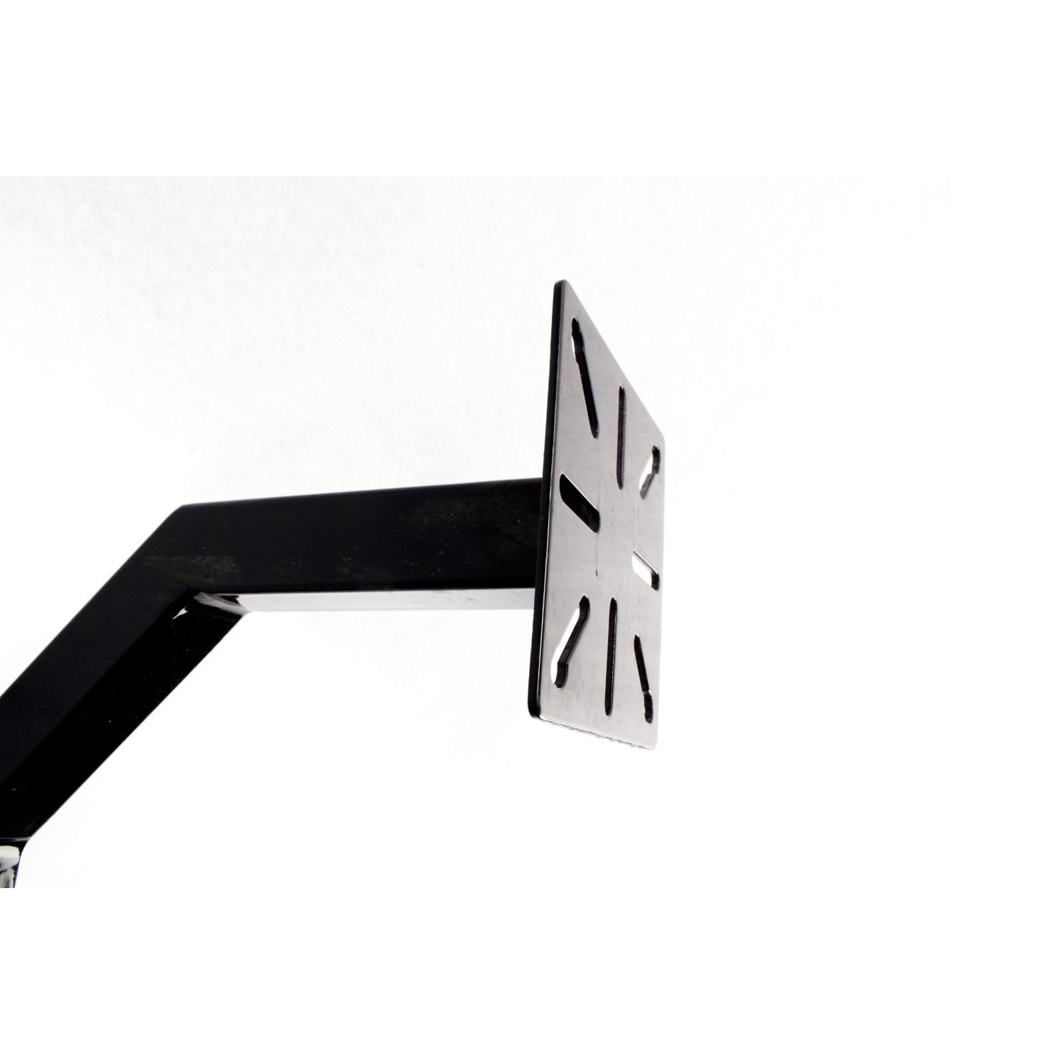 ALEKO LM108 Universal Mounting Post Gate Entry Gooseneck Keypad Stand 51 Inches Tall Black