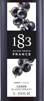 Amazon.com: 1883 Blackcurrant Syrup for Drinks, Made in France, 1