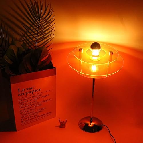 Miniatura 3 de Luz de ambiente acrílica, lámpara de mesa de proyección, rotación de 180 grados, lámpara de noche decorativa de arte moderno para regalos,