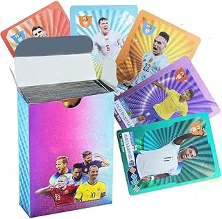 بطاقات تداول نجوم كرة القدم العالمية، بطاقة نجوم كأس العالم لكرة القدم 2024، ظهر واحد لمشجعي وهواة جمع كرة القدم في دوري أبطال أوروبا، 25 قطعة، قوس قزح