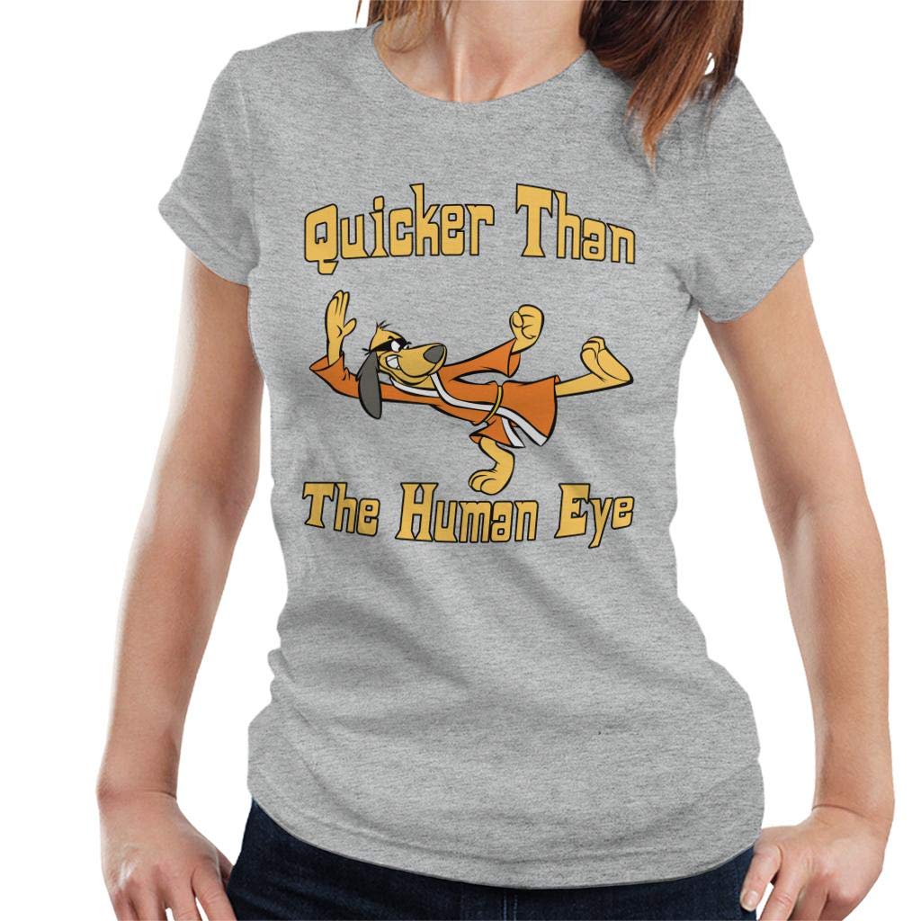 Cloud City 7 Quicker Than The Human Eye Hong Kong Phooey Women's T-Shirt Heather Grey