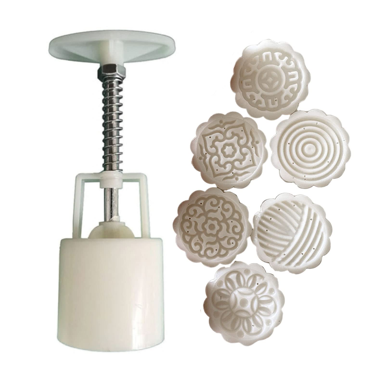 MALSSE 50g Cute Flower Shape Pastry Molds Hand Pressure Baking Accessories Tool Pastry Tools Professional