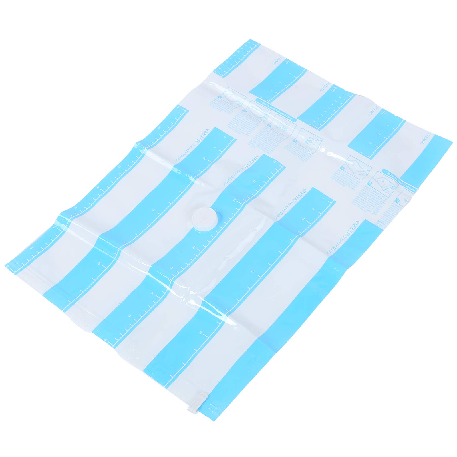 Bolsa de Vacío de Viaje Bolsa de Vacío de Ropa PET PE con Entrada de Aire de 3,5 Cm Cremallera Doble Almacenamiento Reutilizable para Edredones Mantas Ropa de Cama Viajes en Casa Viaje de