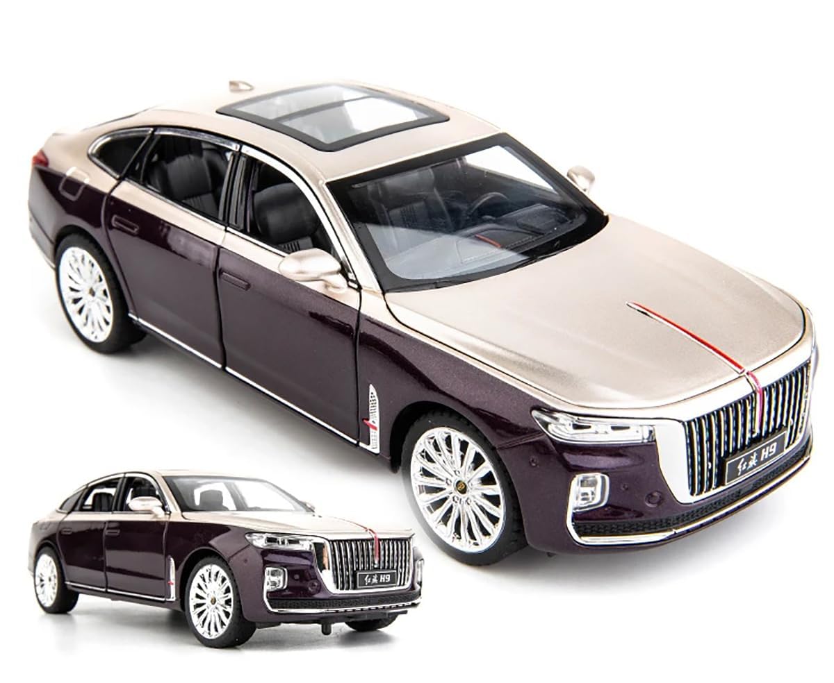 Magicwand 1:24 Scale Die-Cast HONGQI-H9【Large】 with 6 Openable Doors,Pull Back Action,Lights,Music STEERABLE Tyres & Working Horn【Random Color】【Pack of 1】 (B0CYXR6QVX) Amazon Price History, Amazon Price Tracker