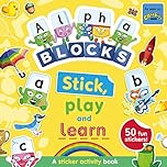 Alphablocks Stick, Play and Learn: A Sticker Activity Book - Quizzes, Puzzles, Fun Games for Preschool Age 3-6 - Early learning for kids (Alphablock Sticker Books) (Numberblock Sticker Books)