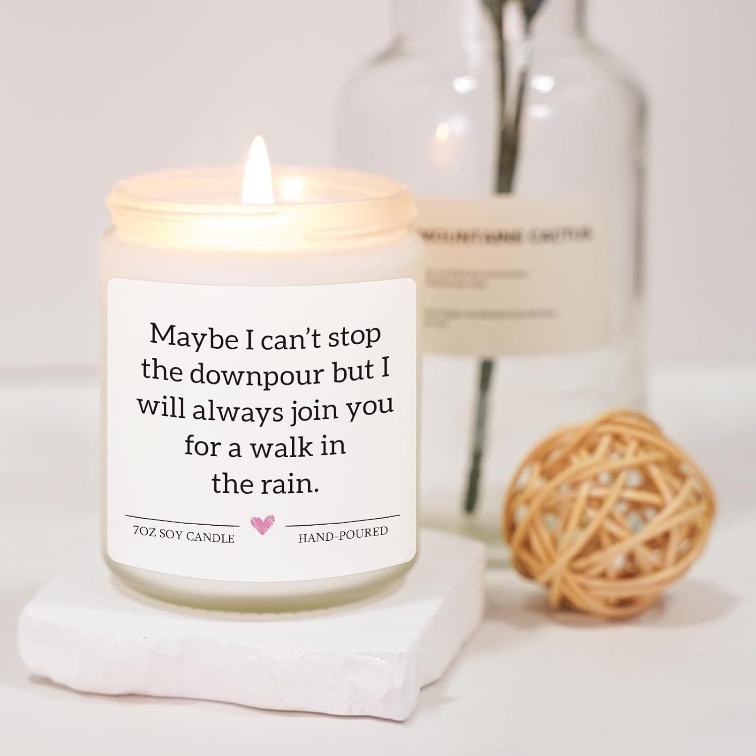 Thinking of You Gifts for Women Men Couple, Thoughtful Valentines Gifts for Friends Female People with Depression Sympathy Bereavement Feel Better Comfort Get Well Soon Sentimental Valentines Gift - Image 4