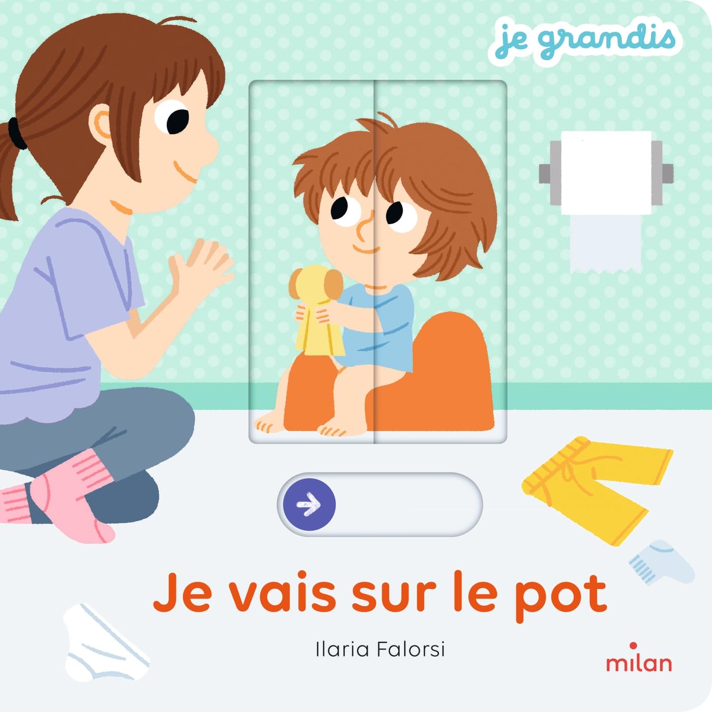 JE GRANDIS - Je vais sur le pot - Livre animé - Dès 1 an