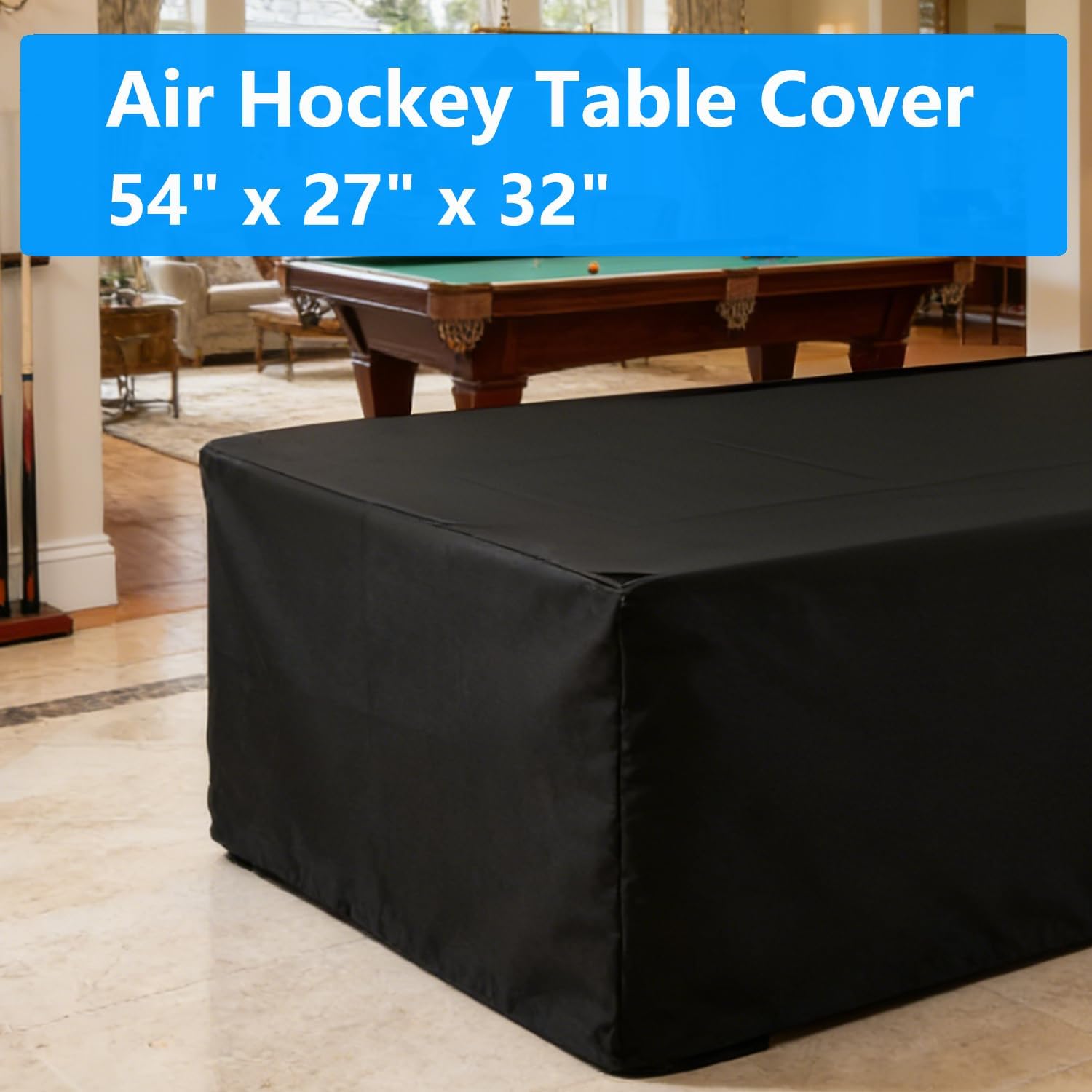 Air Hockey Table Cover Dustproof Table Top Air Hockey Cover for Home Game Room