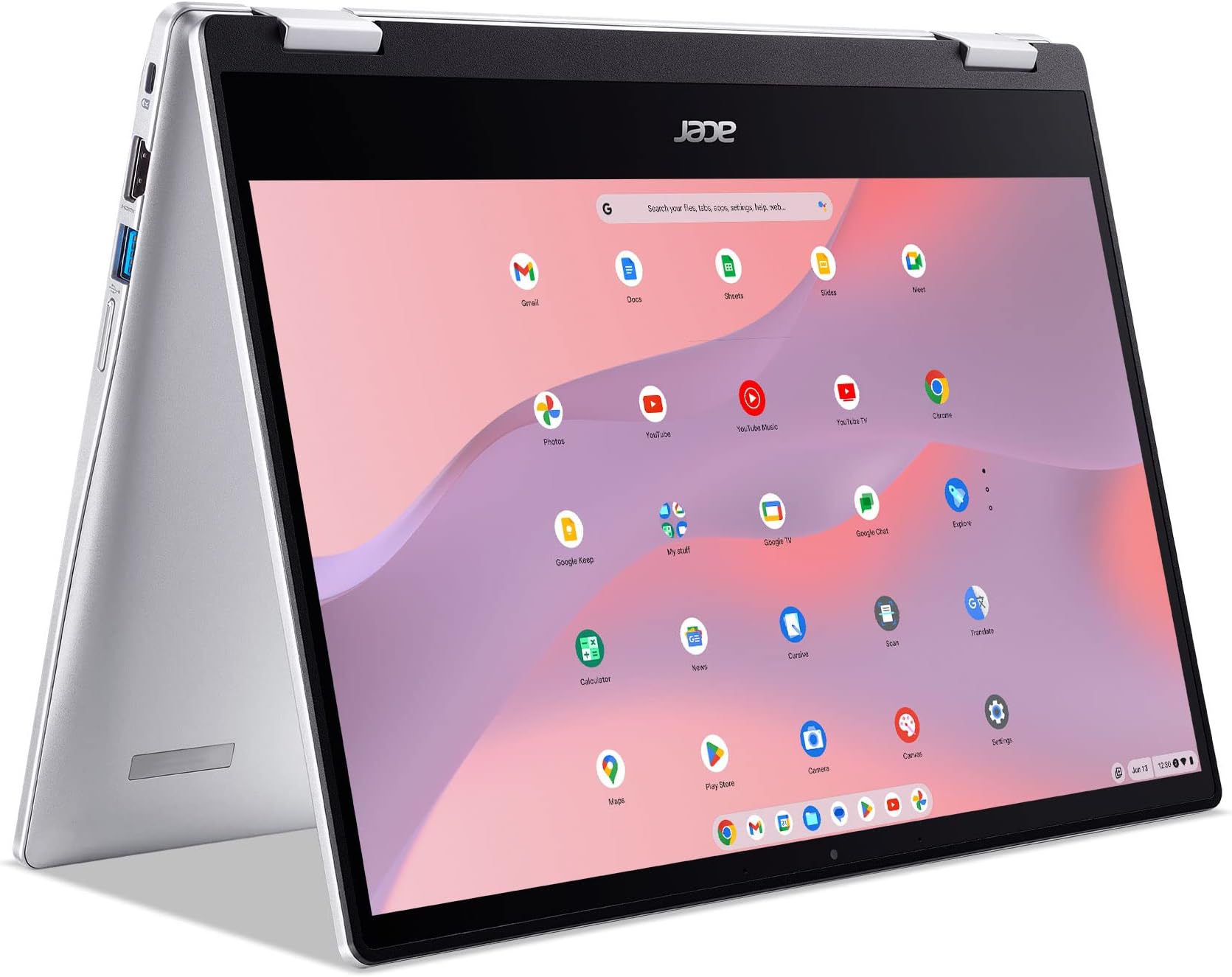 Chromebook Spin 314 Convertible Laptop | Intel Pentium Silver N6000 | 14" HD Corning Gorilla Glass Touch Display | 4GB LPDDR4X | 128GB eMMC | Intel Wi-Fi 6 AX201 | Chrome OS | CP314-1H-P9G7