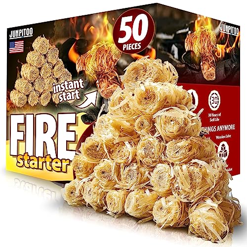 Fire Starters Natural Pine Fire Starters for Campfires Fireplace Grill Wood Pellet Stove Chimney