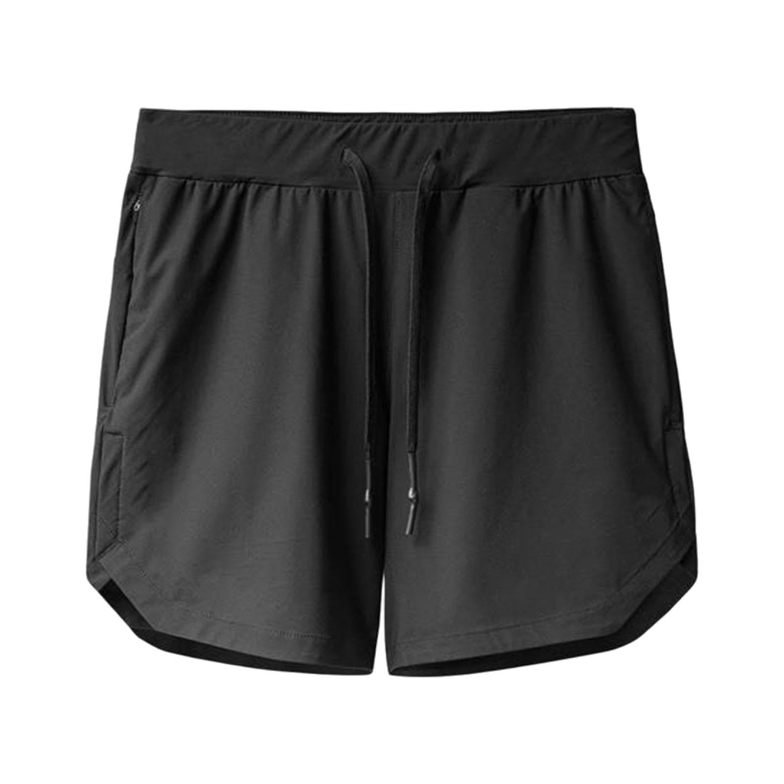 Mens Workout Shorts with Towel Loop Sportswear for Exercise Jogging Football L-image-15