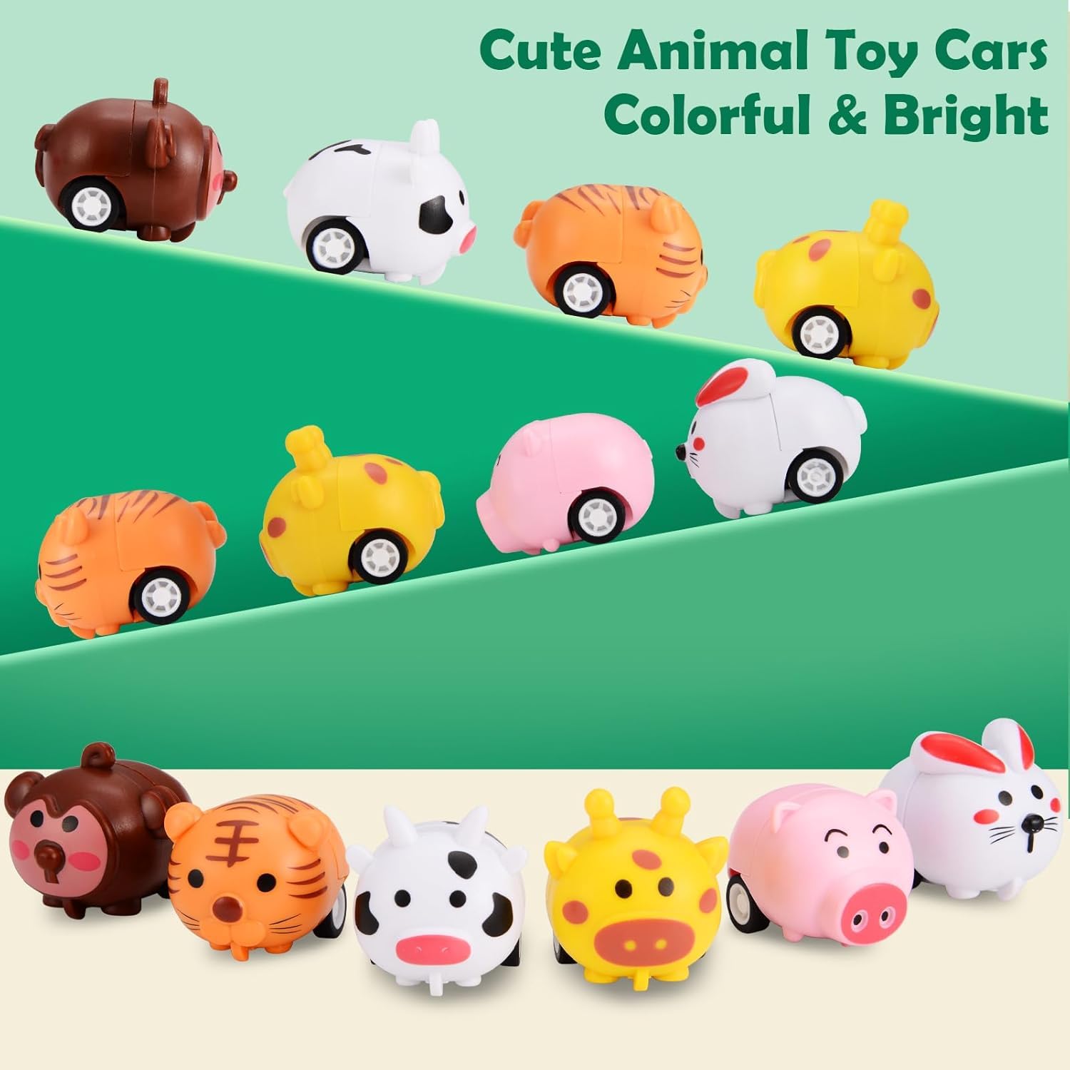 Amyang 12 Pack Easter Eggs Prefilled with Pull Back Cars - Image 4