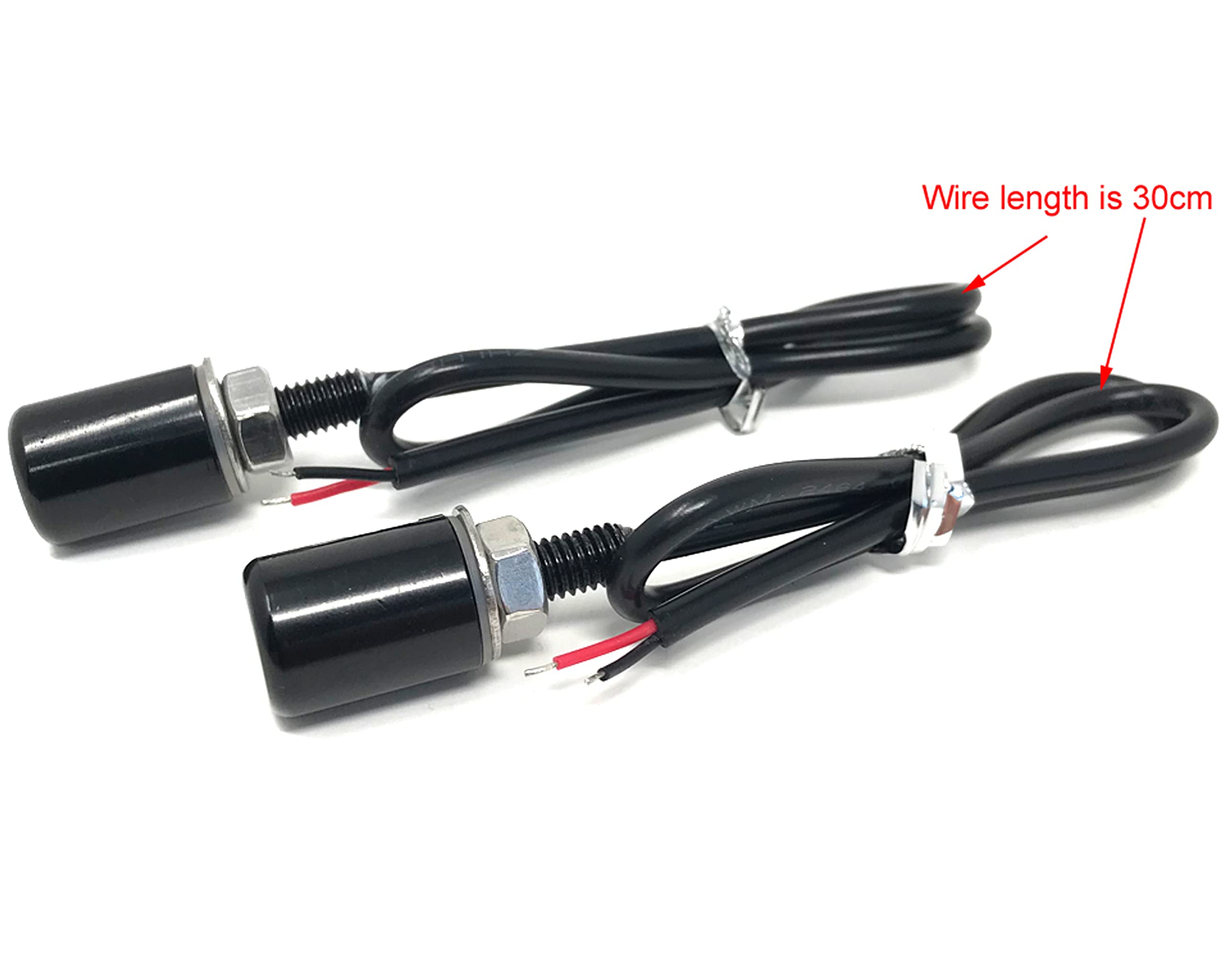 Alchemy Parts Moto Bullone Luci per Targa Targa - LED - Nero