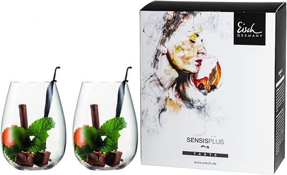Eisch Sensis Plus Stemless Glass, 20oz, clear