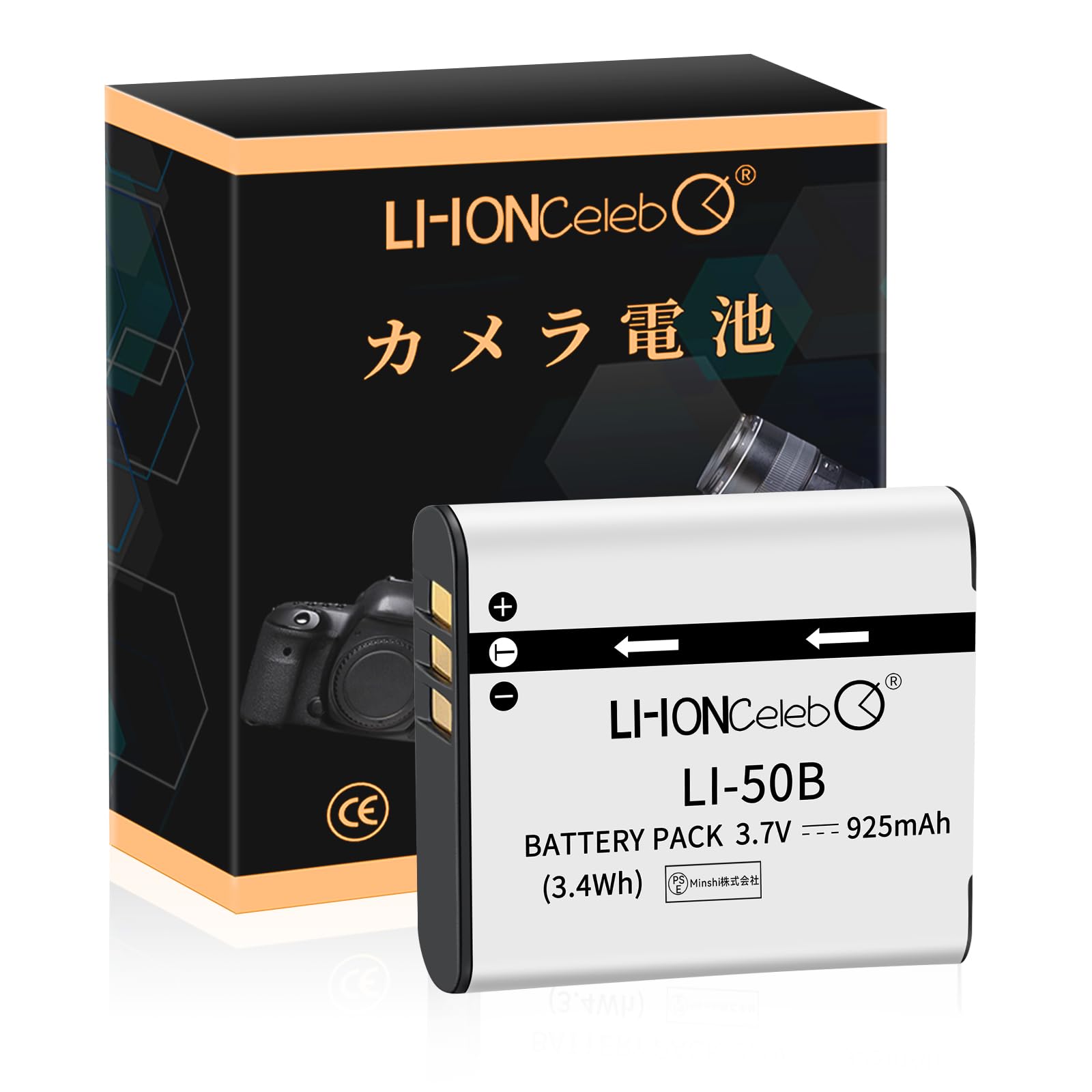 Amazon | Li-ion Celeb PENTAX対応 D-Li92 Olympus対応 VW-VBX090 Li