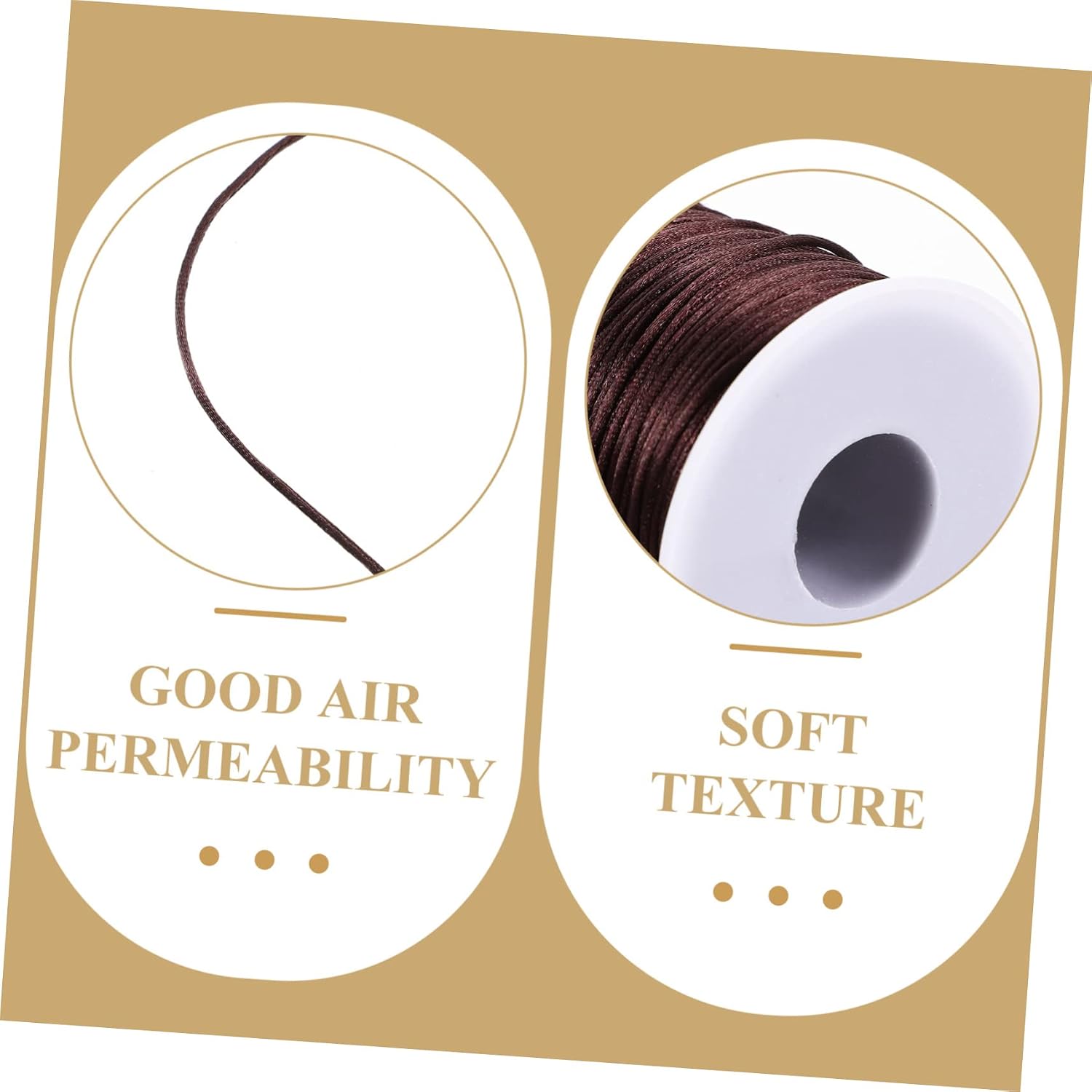 2Rolls Crochet Thread for Knitting and Crafts Each Durable and Skin Friendly for Bracelets Cell Phone Bags Coasters and Car Cushions