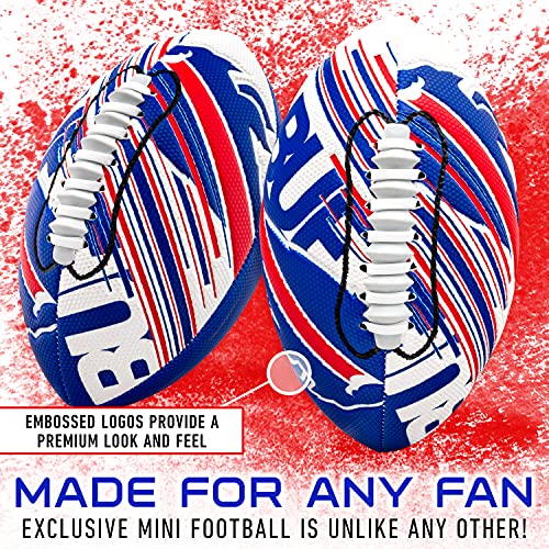 Image of Franklin Sports NFL Team Mini Footballs - Youth 8.5 inch Official NFL Licensed Football + Air Pump Set