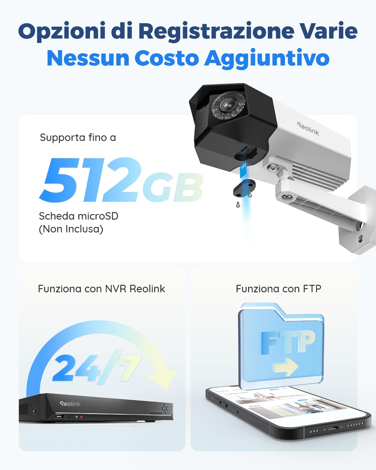 Reolink PoE 4K Telecamera Esterno a Doppio Obiettivo, Grandangolo 180°, Rilevamento Uomo/Veicolo/Animale, Audio Bidirezionale, Visione Notturna a Colori 30 metri, Videocamera Sorveglianza, Duo 2 PoE