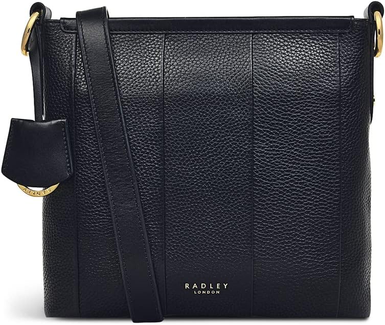 London Eaton Mews Small Leather Ziptop Crossbody Handbag