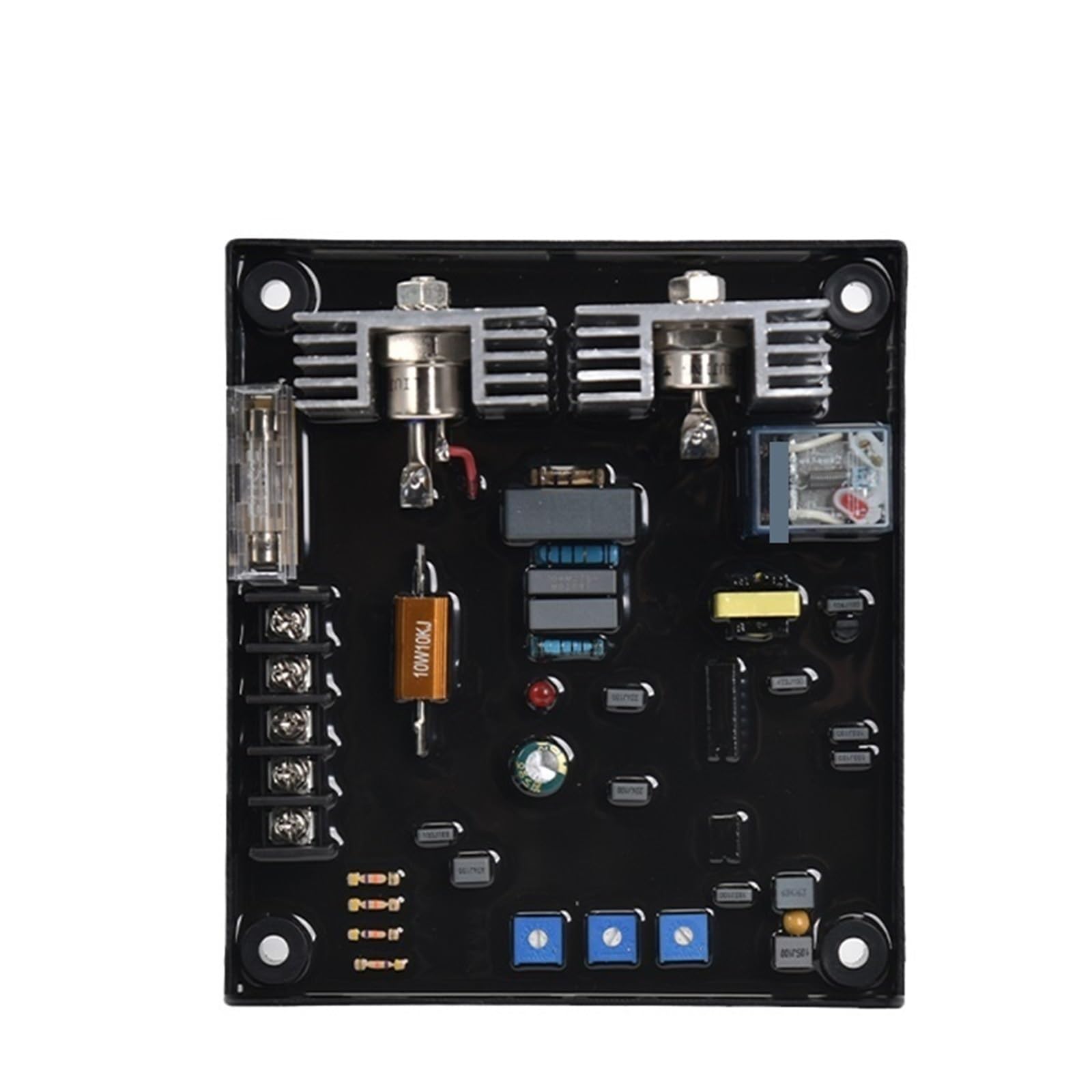 ZXAOMMBEA 1pcs AVR POW50A Automatic Voltage Regulator Brushed and Brushless Generator Stabilizer Control Module