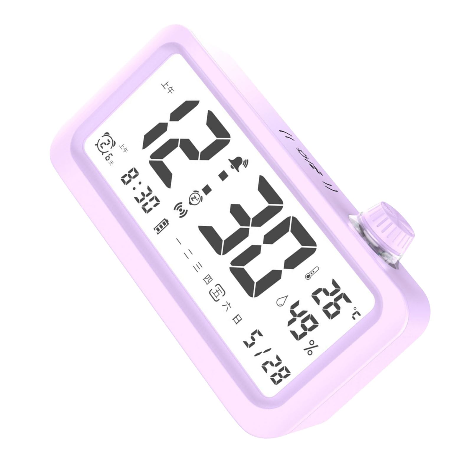 Ljhnba Qzs Compact Battery Operated Alarm Clock With Numerous Alerts Manual Brightness For Parents And Seniors Alarm Clock