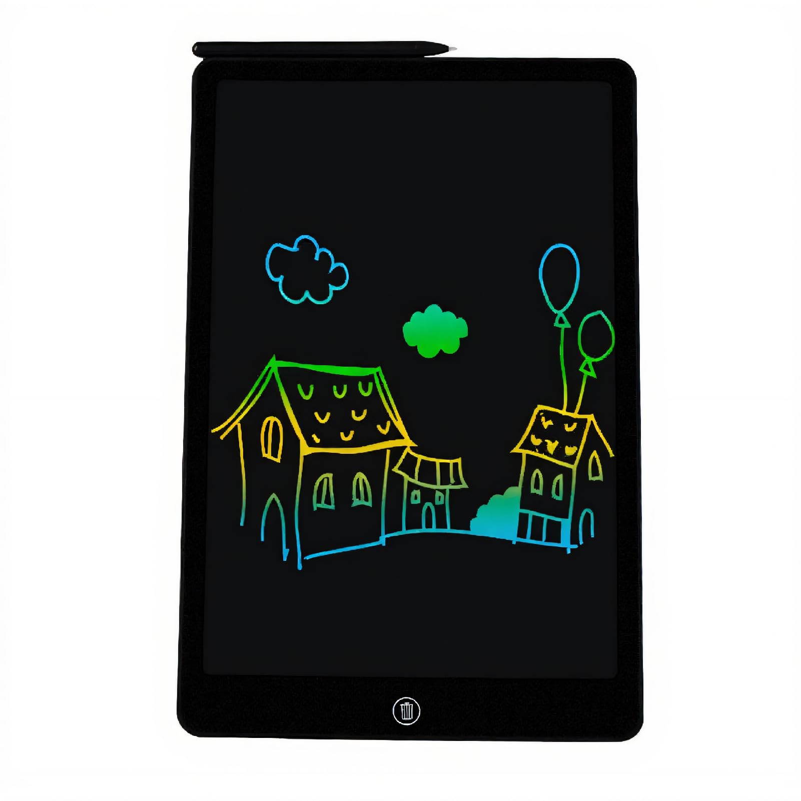 LCD Writing Tablet, 16 in Double Display Digital Notebook, Electronic Drawing Pads with Pen, Writing Board Pad for School Office Home, Christmas Birthday Gifts, Pink — view 11