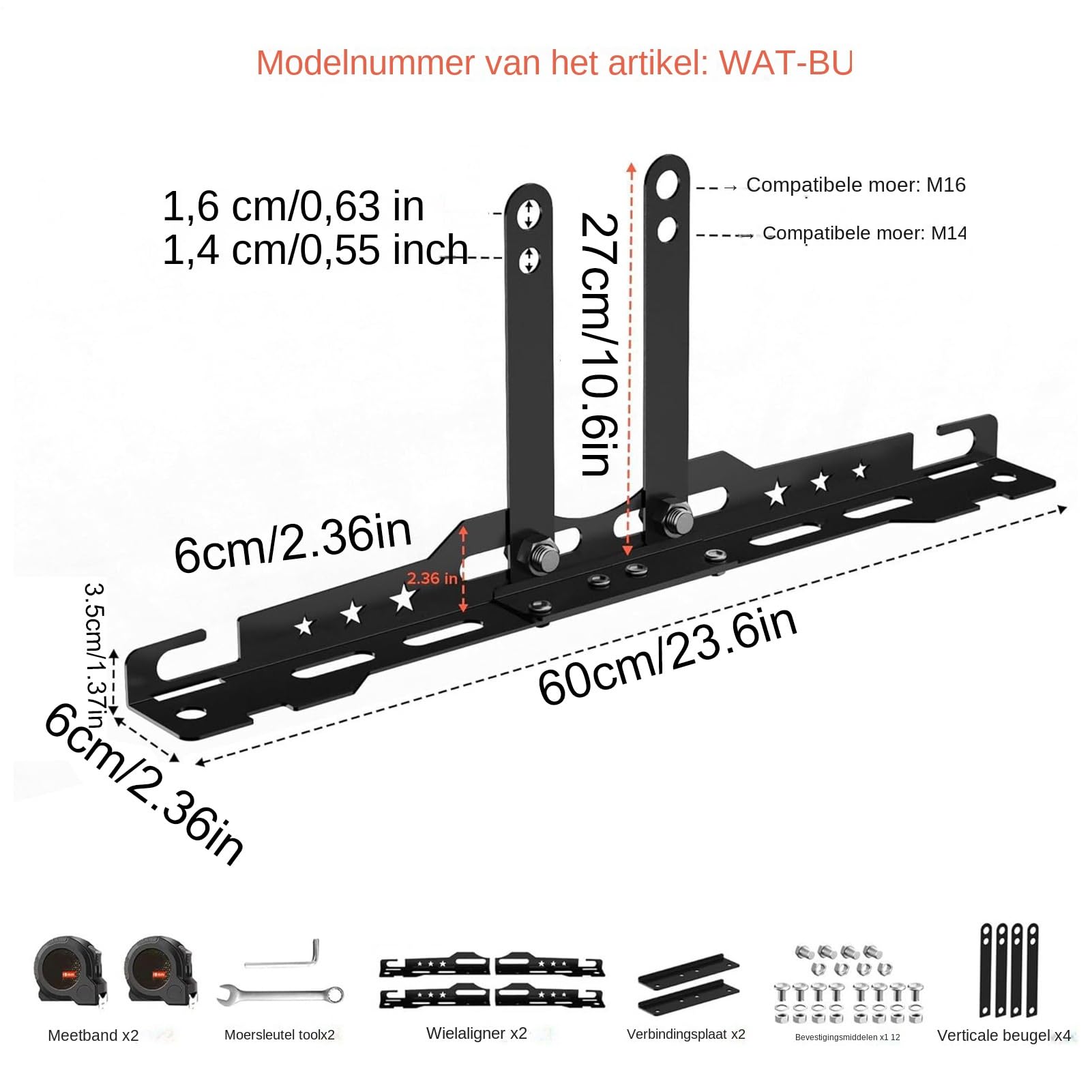 Kit Di Strumenti Per Allineamento Ruote Set per Bilanciamento e Convergenza