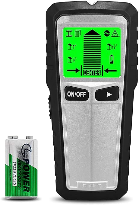 [2020 New]Stud Finder, 5 in 1 Multifunctional Wall Scanner Detector with Digital LCD Display & Sound Warning for Studs/Wood/Metal/Live AC Wires