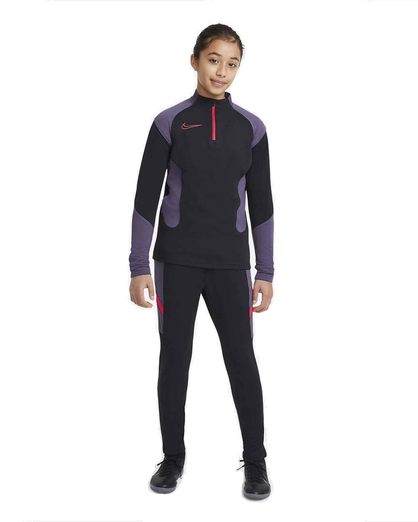 Nike Dry Academy, Chándal Unisex Niños, Black/Black/Siren Red/Siren Re, S