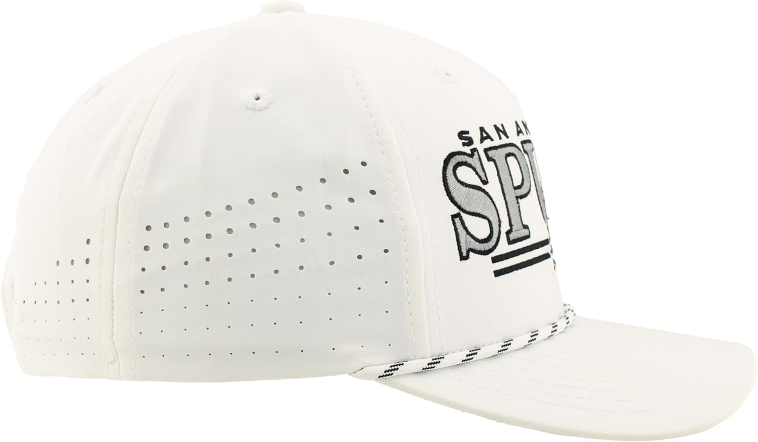 ZHATS NBA Unisex-Adult NBA Officially Licensed Rope Hat Snapback Performance Regalia White