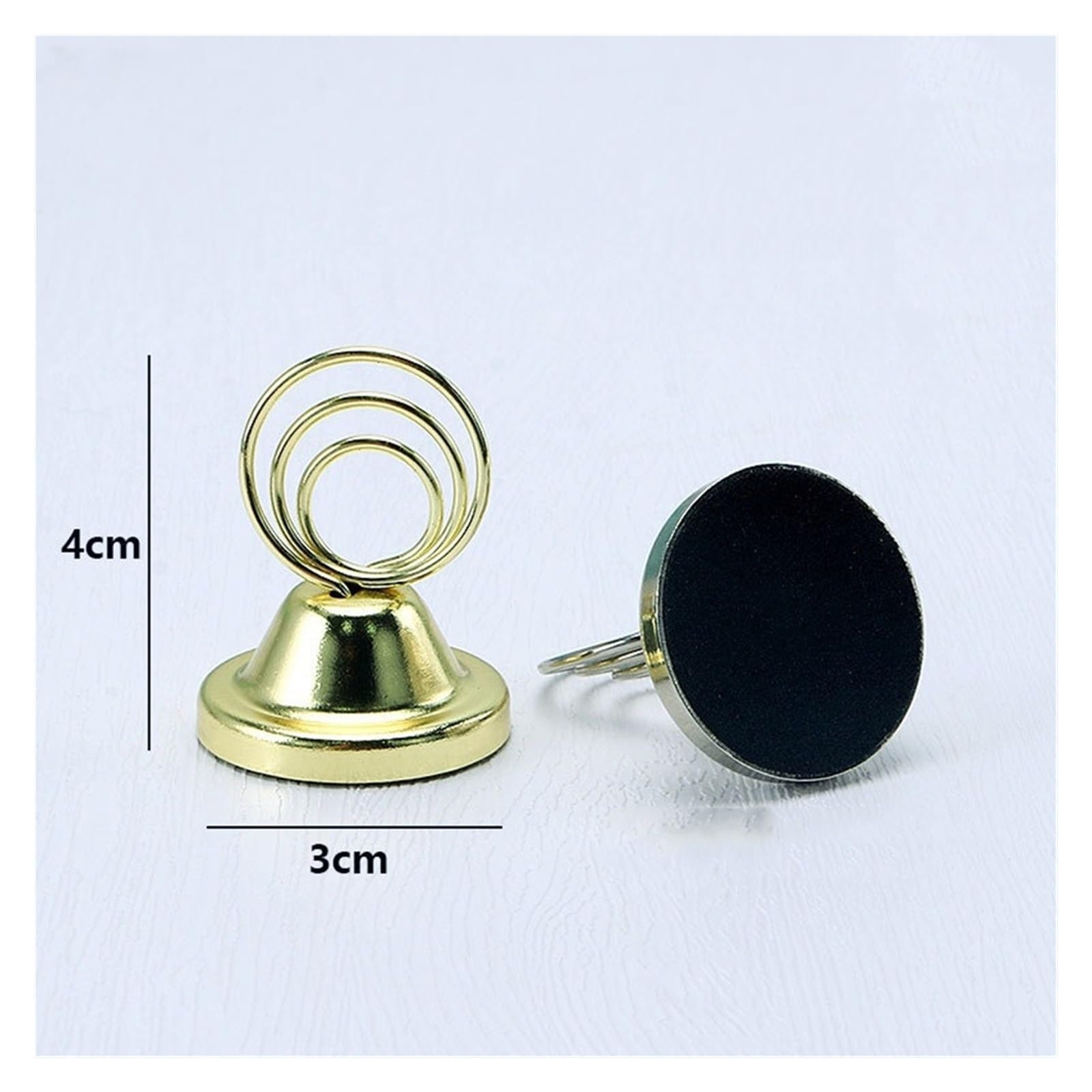 30 piezas Porta números de mesa tarjetas lugar | Nombre Clips for menú Soportes for carteles de mesa pequeños(Silver)