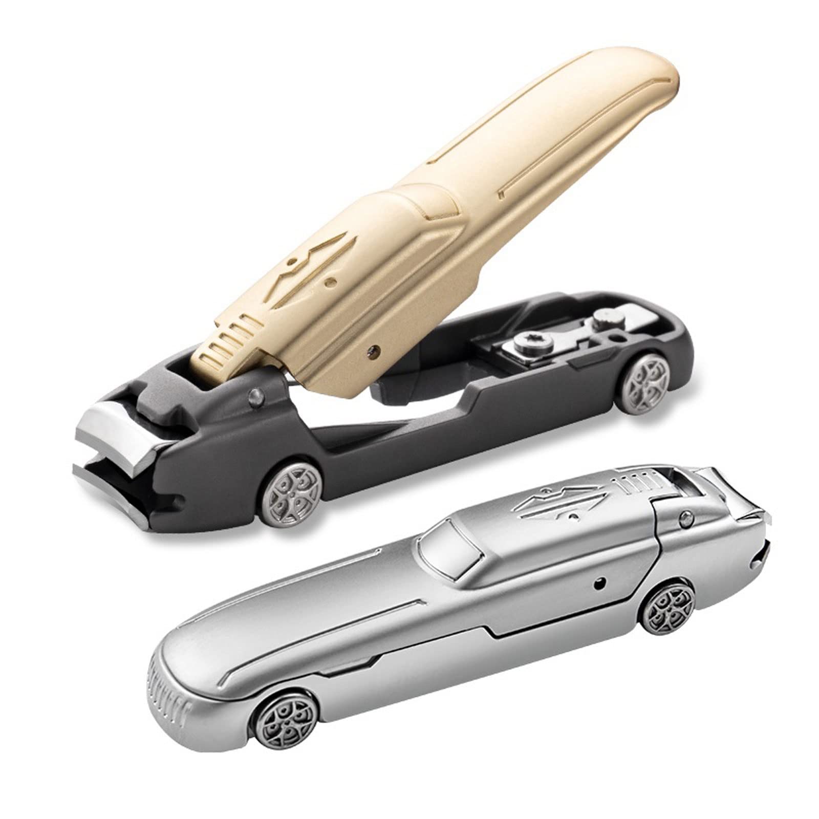 Nagelknipser, Nagelknipser, Edelstahl, Maniküre, Fingernagelschneider, Schere, Zange, Trimmer, Pediküre, Fingernagelpflege-Werkzeuge(Gold)