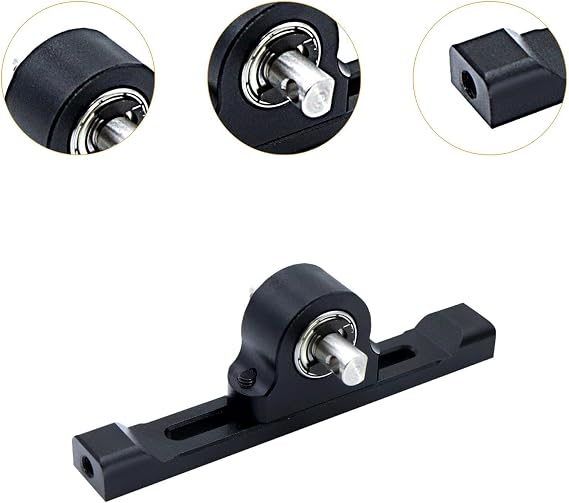 Menolana 1:10 RC Chassis Frame Transfer Case Transmission Gearbox Easy Installation with 5mm Shaft RC Car Parts 1:10 Replacement Part