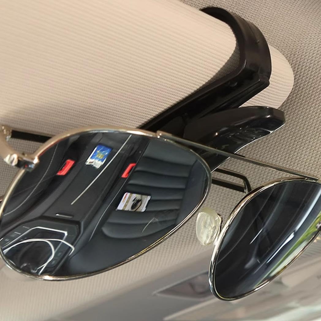 Otime Car Glasses Holder Premium Clip on Eyewear Organizer for Sunglasses Reading Compact Anti Slip Design Air Vents — view 5
