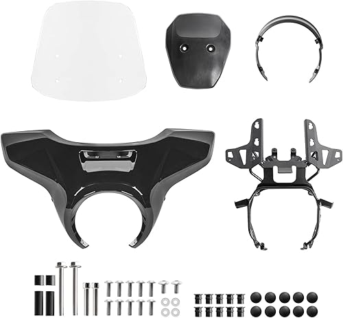 Vista 17 de Carenado de motocicleta para Honda Rebel CMX 1100 Rebel1100 CMX1100 CMX1100 2021 2022 2023 2024 2025 2026 Máscara de viento deflector cubierta gris