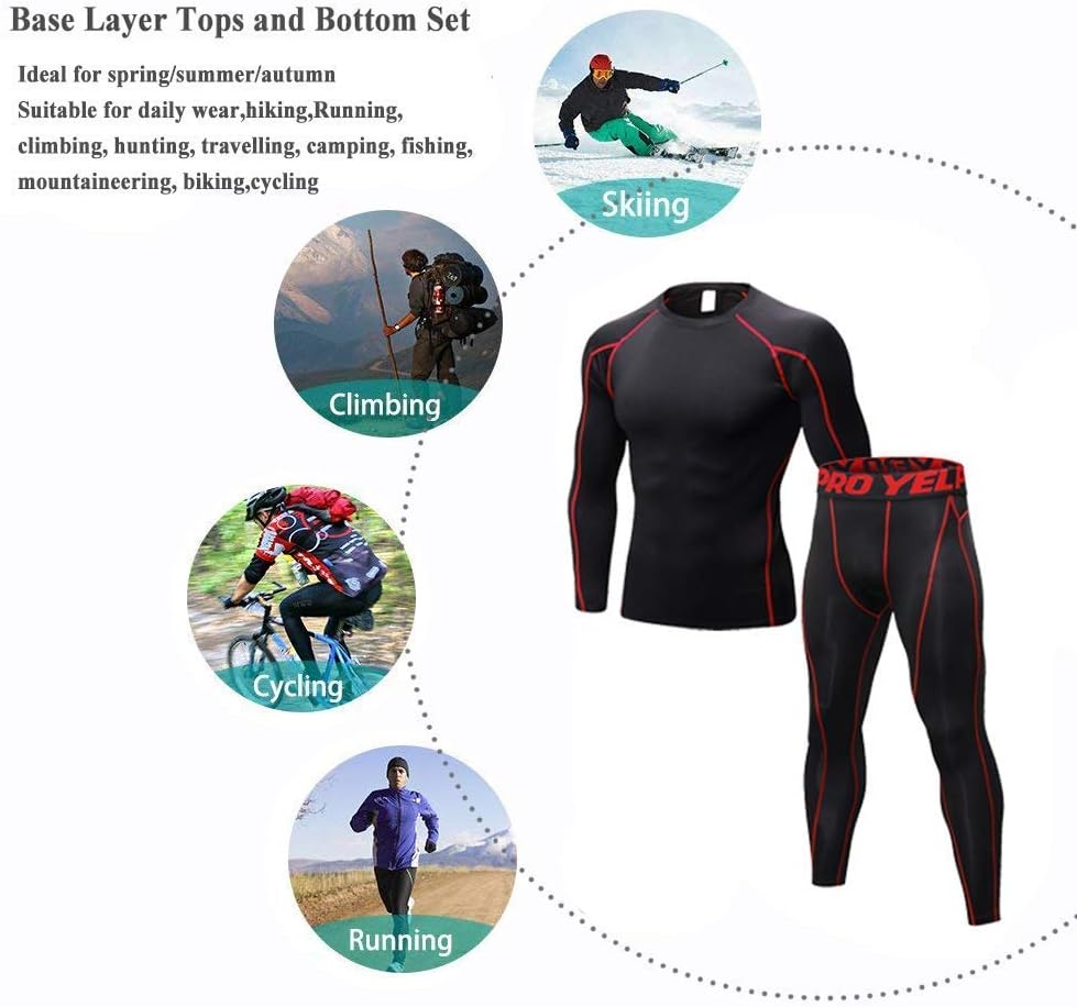 Long Underwear Mens Thermals Base Layer Men Cold Weather Gear Long Johns for Winter Cycling Running Hunting - Image 6