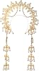BLESSUME Halo Crown Mary Goddess Headband Women's Halloween Costume Goddess Headpiece