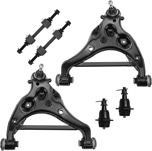 Miniatura 16 de Detroit Axle - Kit de suspensión delantera RWD para Chrysler 300 Dodge Charger Challenger Magnum 2 brazos de control superior con rótulas 2 rótulas