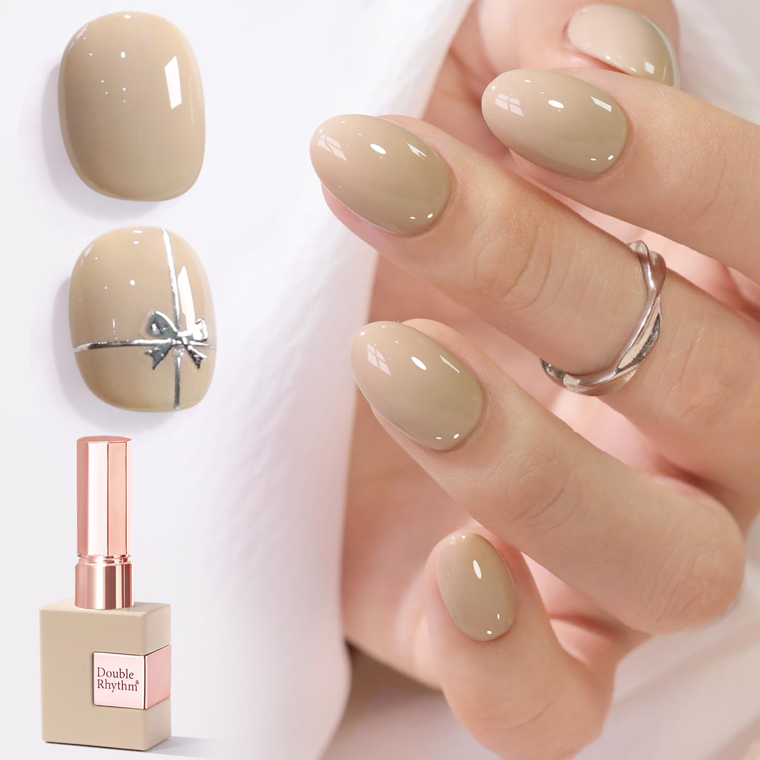 Amazon.com: Double Rhythm 0.5 Oz Gel Nail Polish Neutral Natural