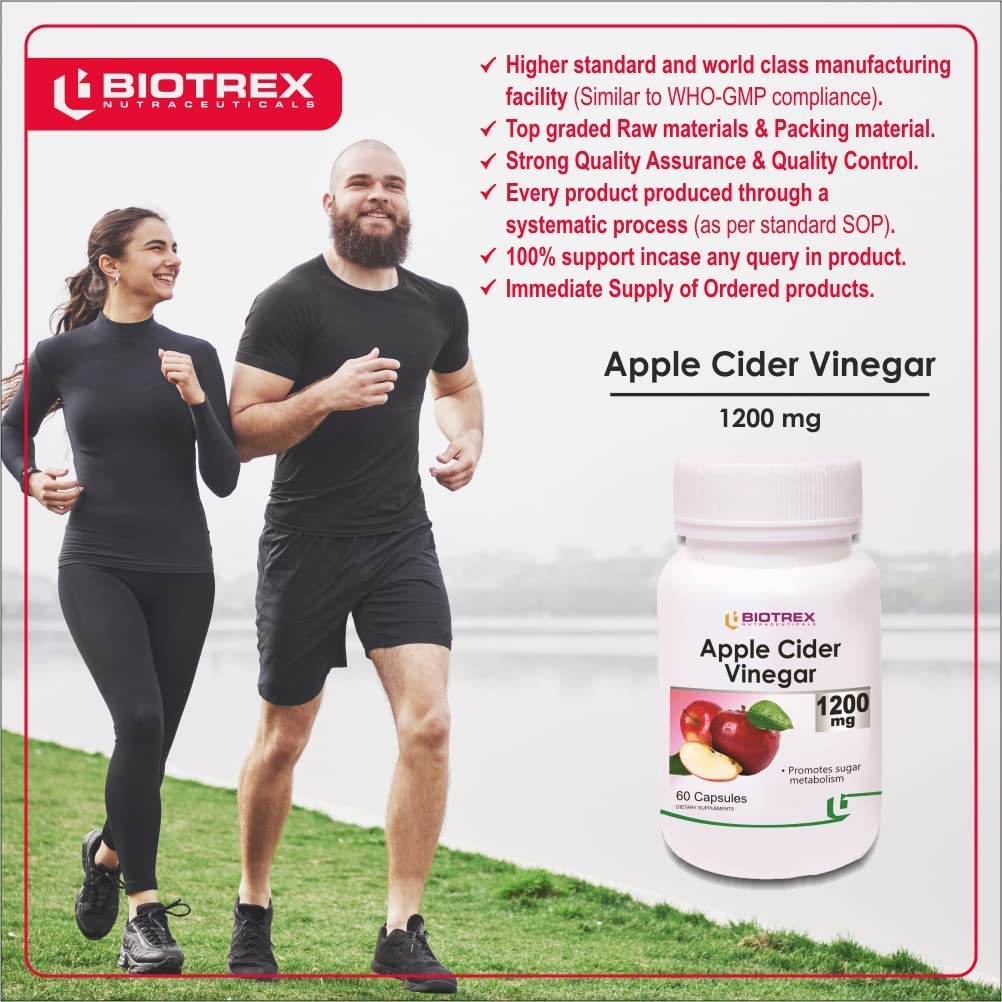 Review Biotrex Apple Cider Vinegar Capsules 1200Mg – Organic