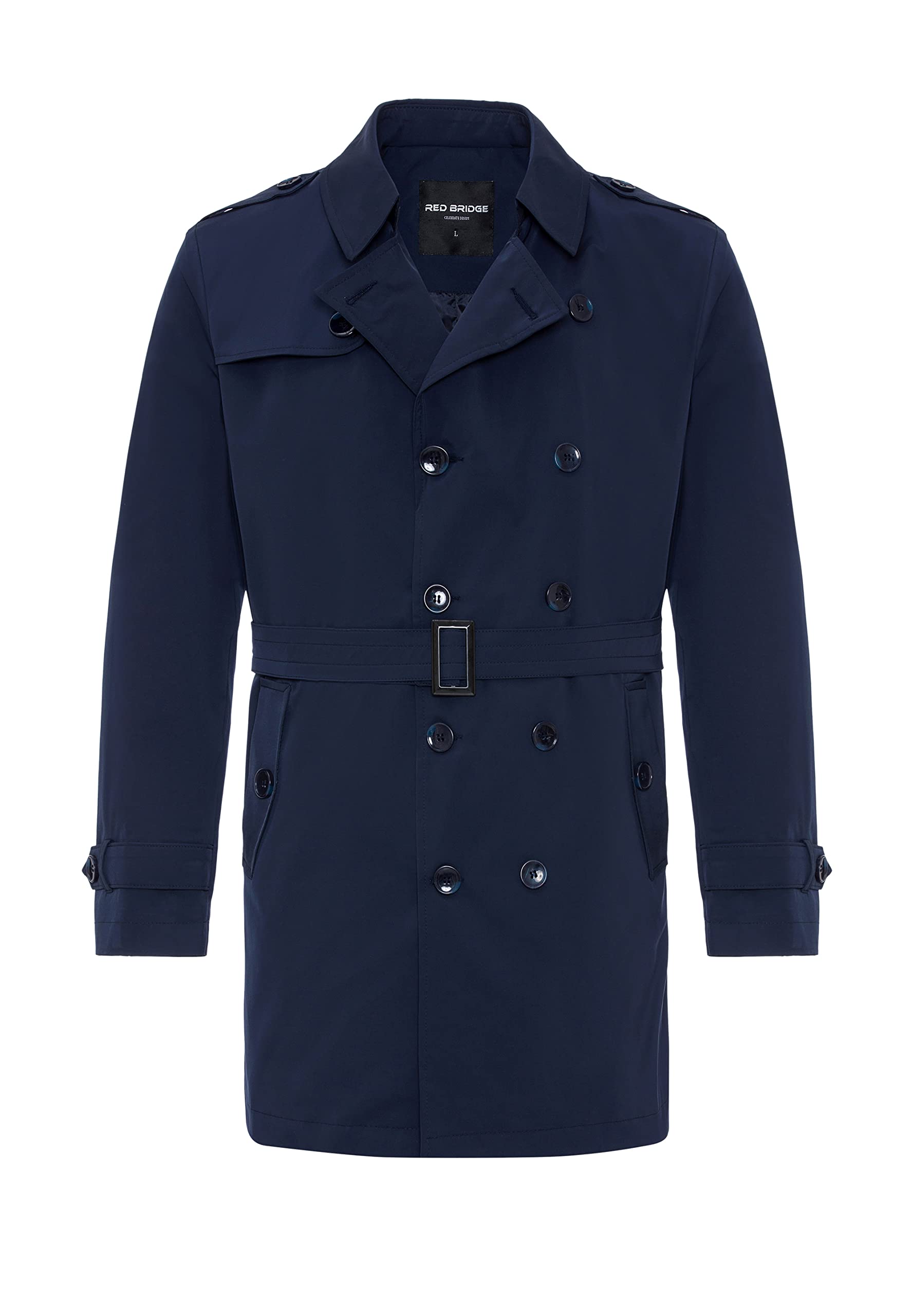 Red Bridge - Cappotto da uomo Trench, versione Light