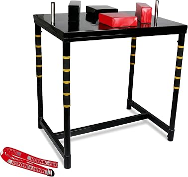 Arm Wrestling Battle Table, Professional Arm Wrestling Battle Table Strength Training with Wrist Strap Strength Training Equipment for Gym and Home