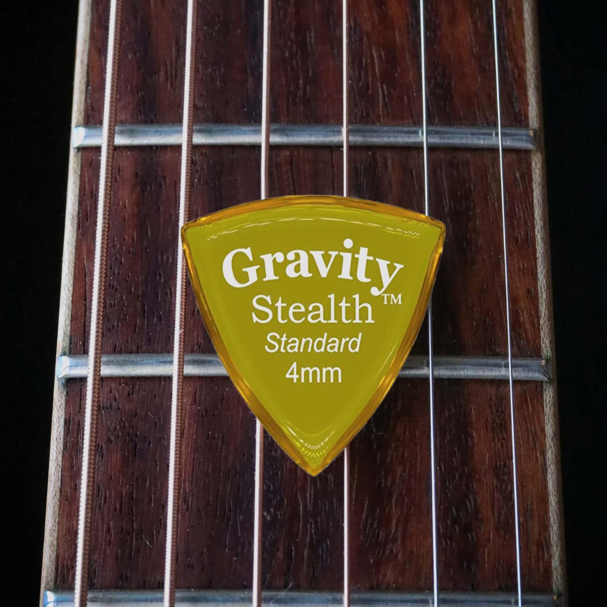 Gravity Plettri per chitarra in acrilico, smussi lucidati, suono più luminoso e più forte e presa più stretta, disponibili in diverse confezioni, prodotti negli Stati Uniti