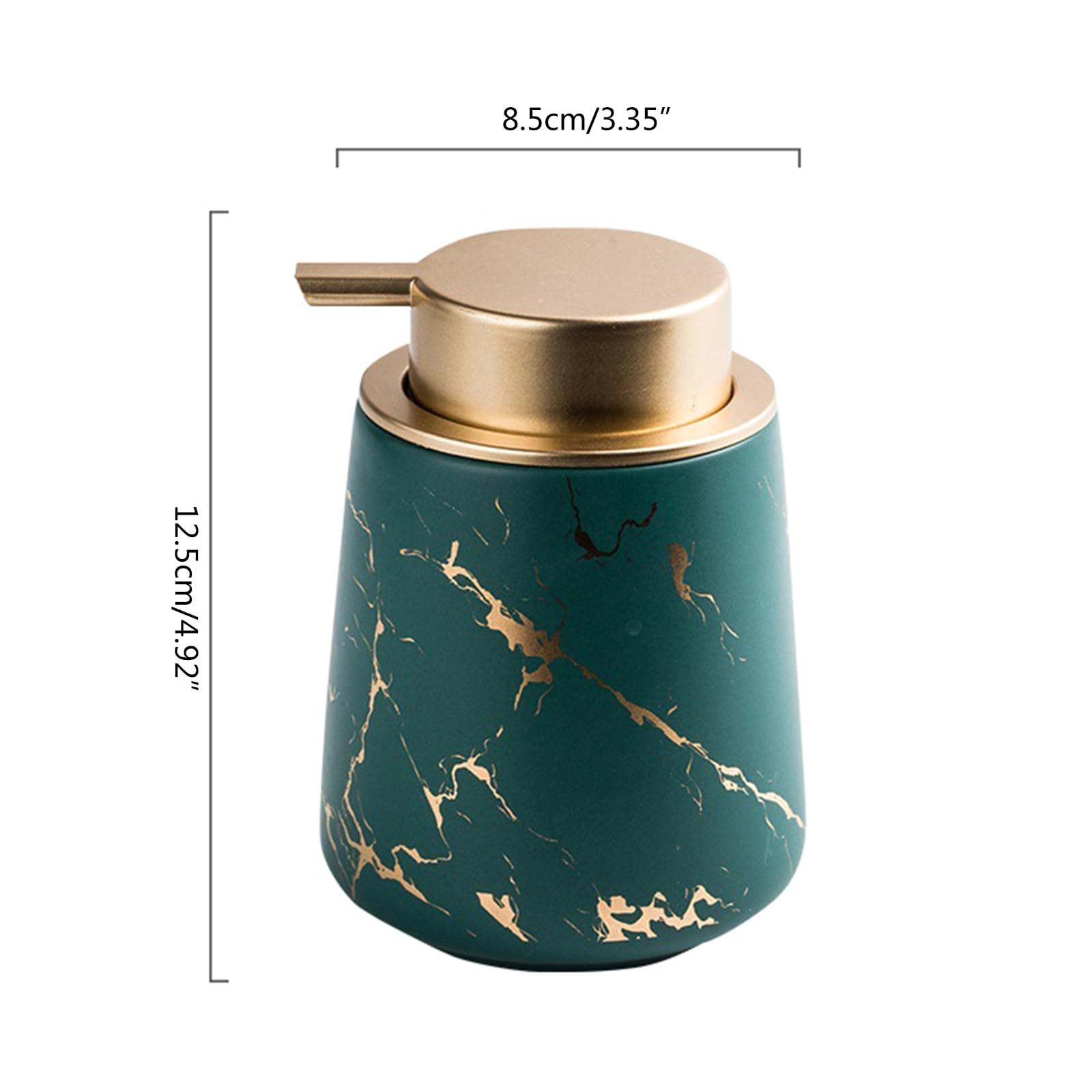 Dispenser di sapone in ceramica Shampoo Gel Doccia Detergente Balsami Liquido Vuoto Dispenser di Sapone Bottiglia Accessori da Bagno