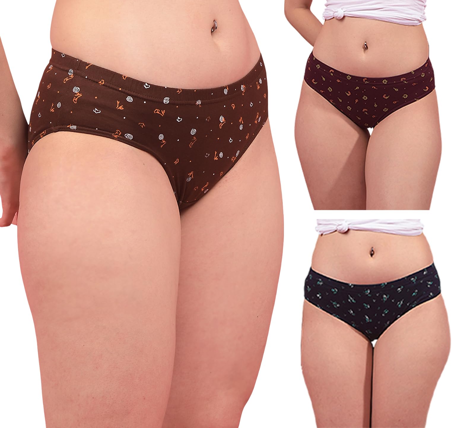 RKG Women's Printed Pack of 10 Printed Panty-picture-36