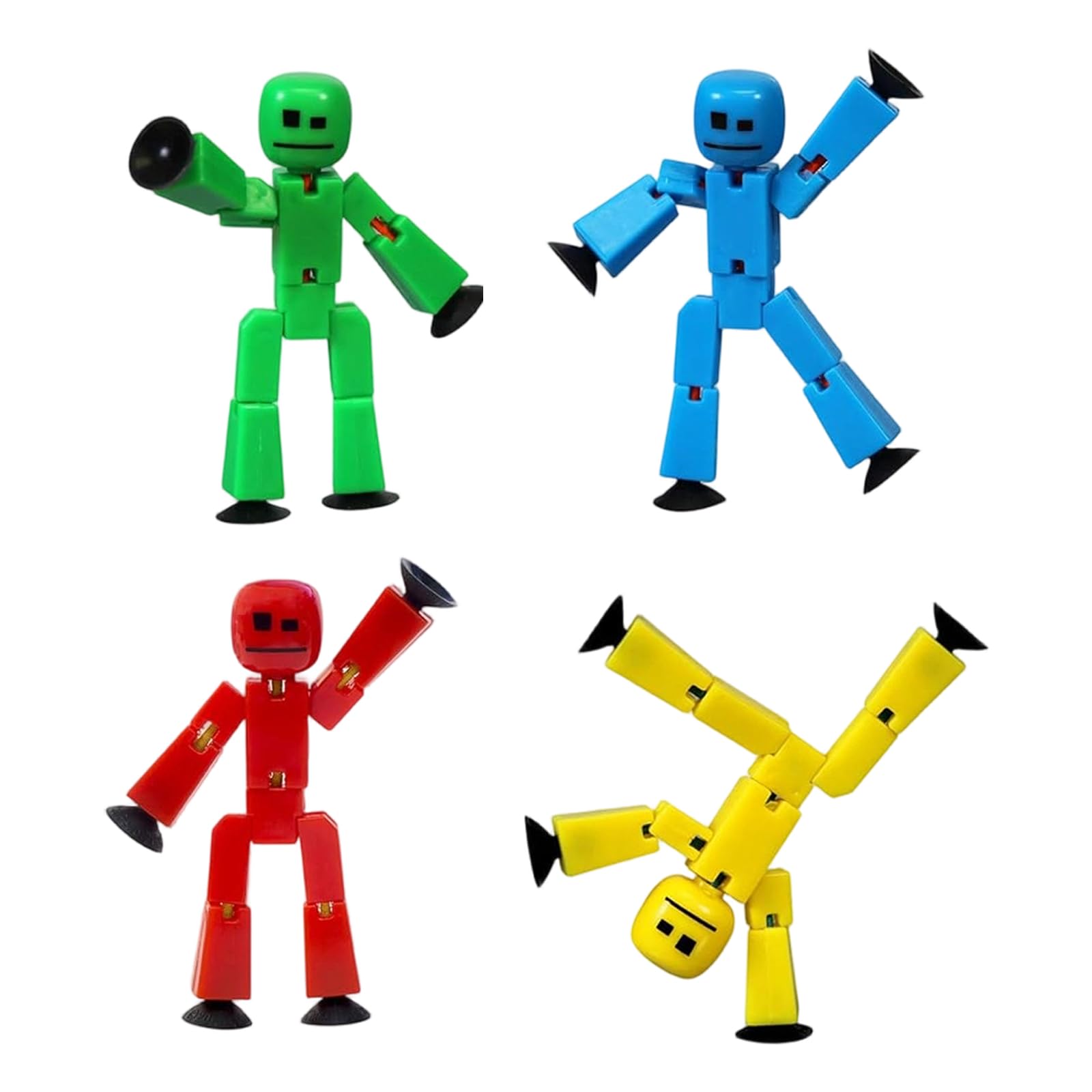 MLPKOI 4 Pack Assembly Completed T13 Action Figure, 3D Multi-Jointed Movable Robot Toys, Dummy 13 Action Figure, T13 Action Figures Set, for Children and Adults DIY, Children's Gift, random color