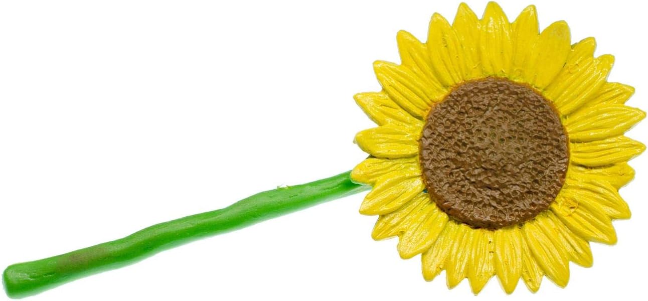 Miniblings Sunflower Brooch Pin Badge Button Flower Yellow Spring Hard 85 Mm